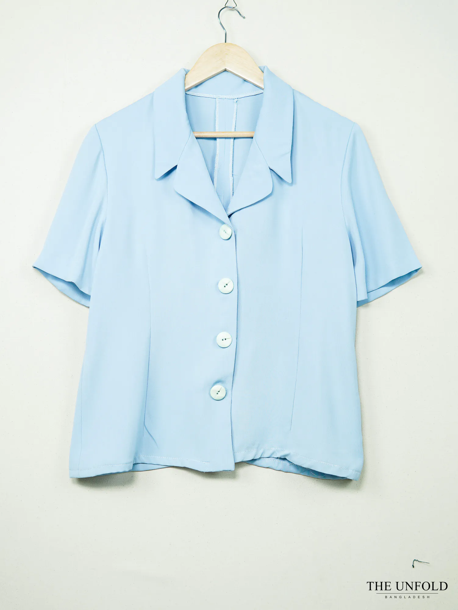 Light Blue Short-Sleeve Shirt